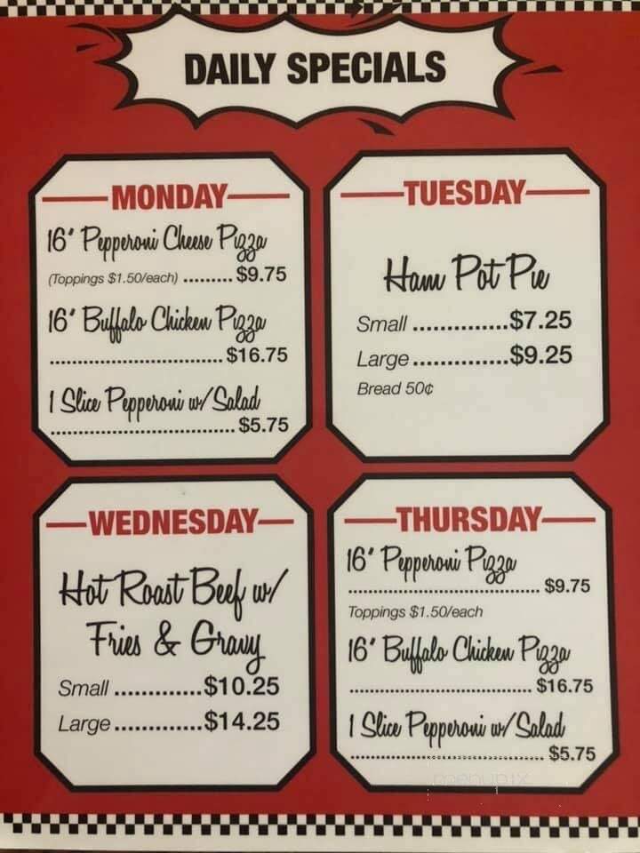 Jack & Georges - Altoona, PA menu_pic