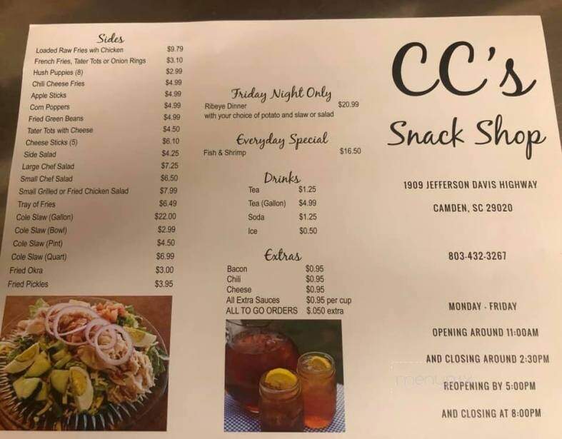 C C's Snack Shop - Camden, SC