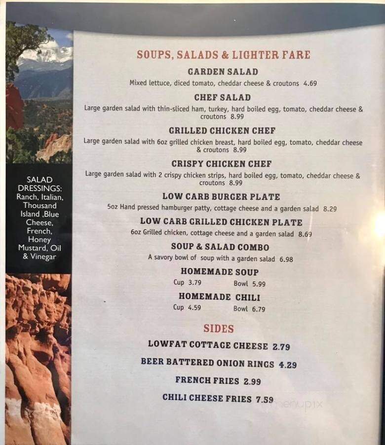 5th Avenue Grill - Nucla, CO menu_pic