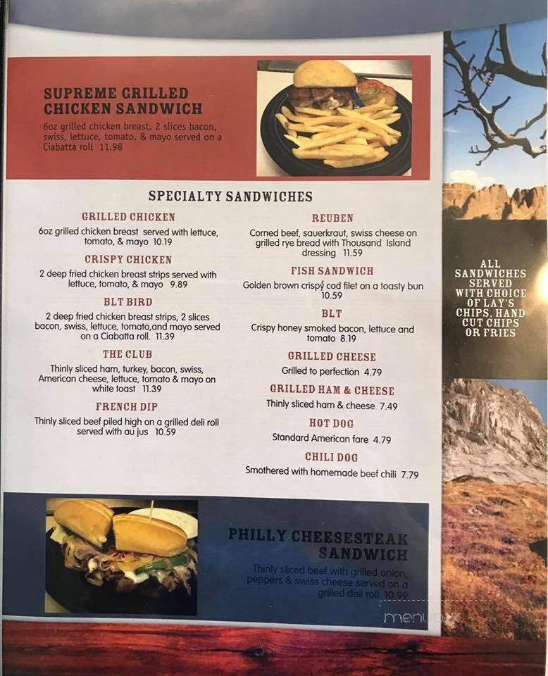 5th Avenue Grill - Nucla, CO menu_pic