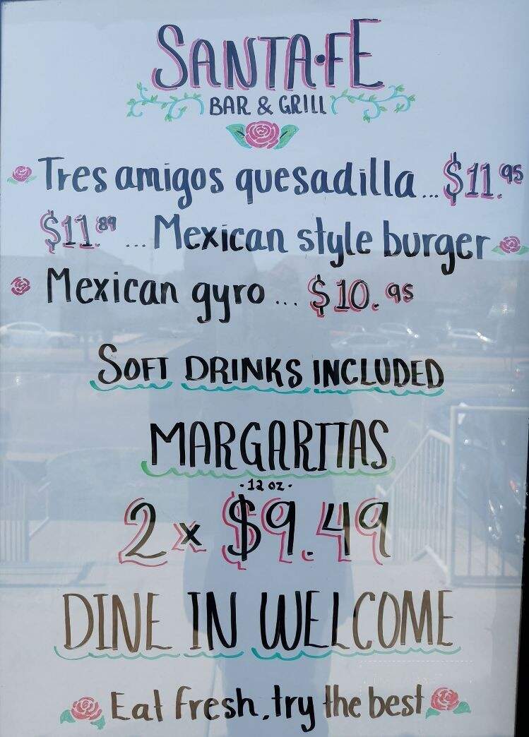 Santa Fe Grill & Bar - Jackson, MS menu_pic