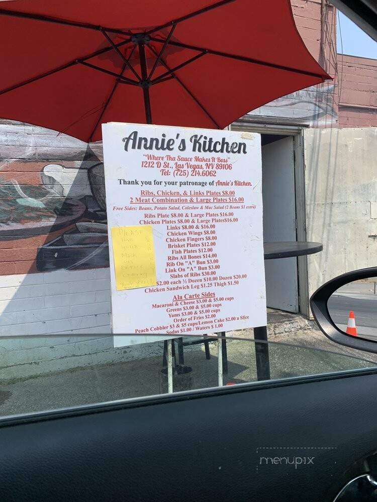 Annie's Kitchen - Las Vegas, NV menu_pic