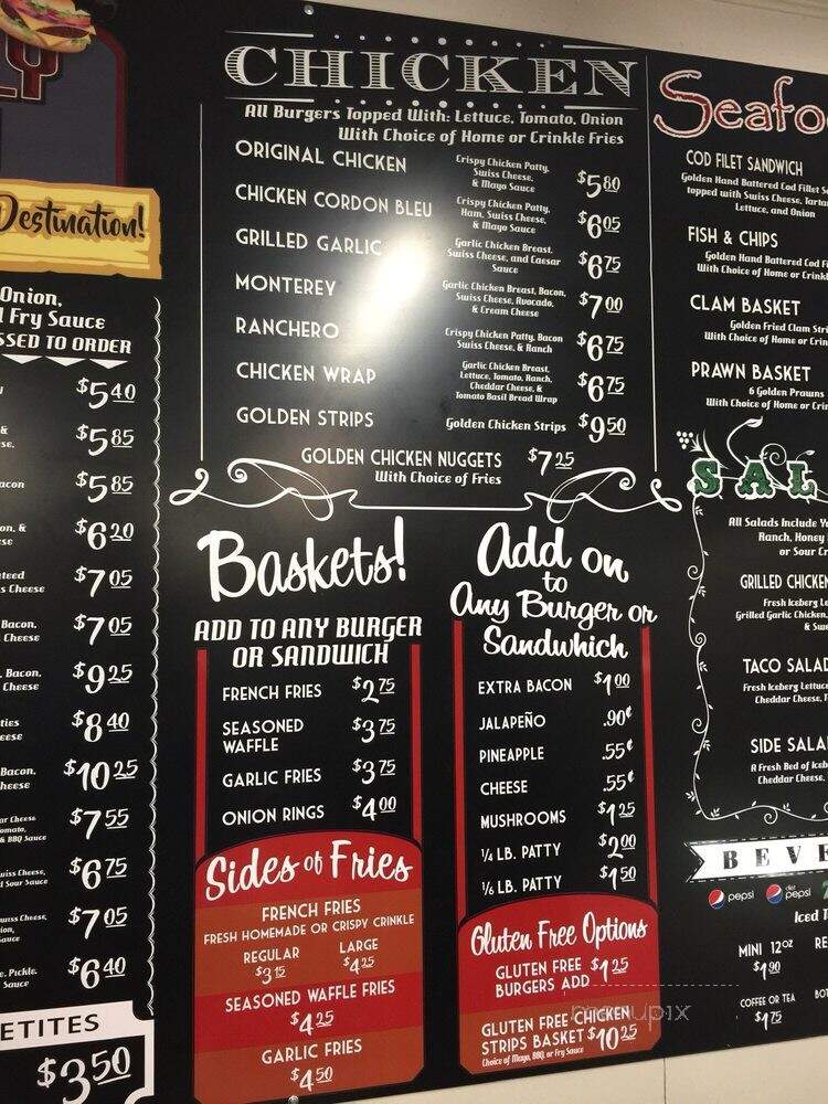 Grizzly Den - Hoquiam, WA menu_pic