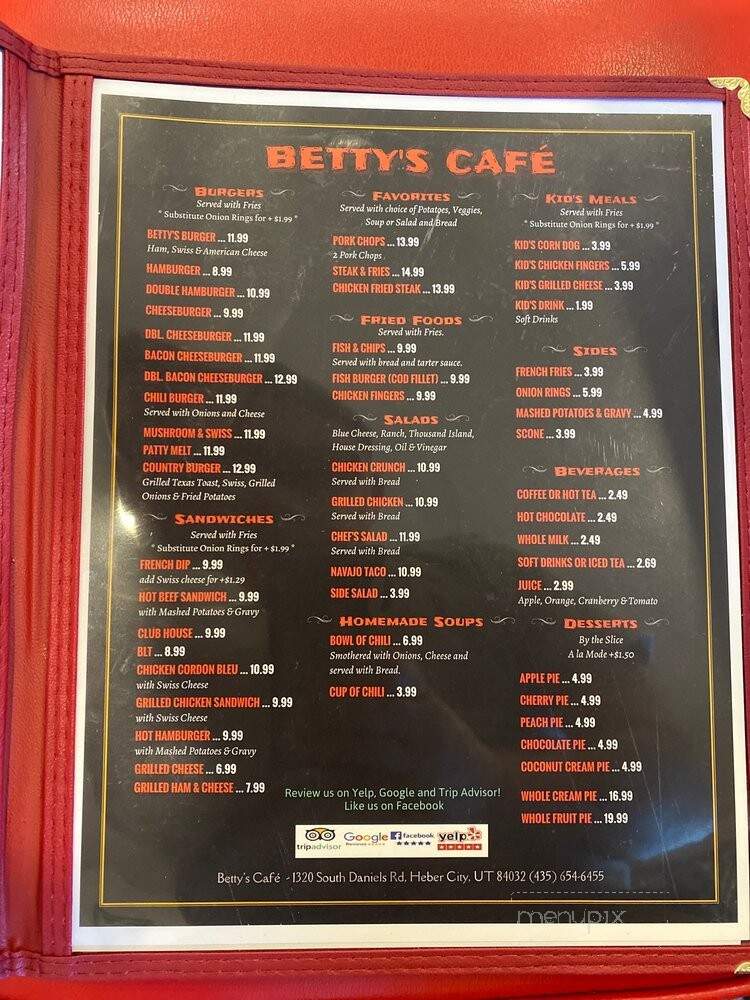 Betty's Cafe - Heber, UT