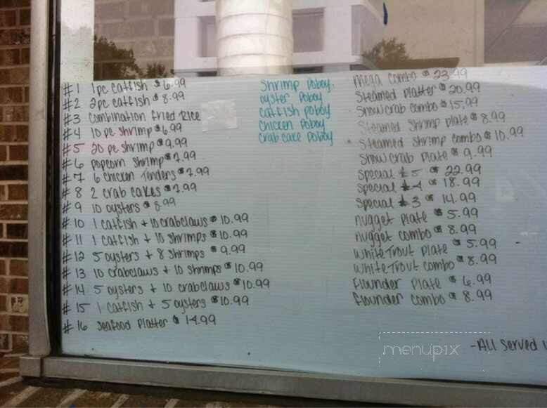 King's Seafood - Saraland, AL menu_pic
