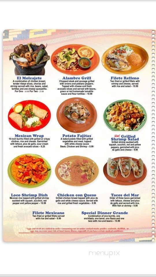 Mexico Grill - Ruleville, MS menu_pic