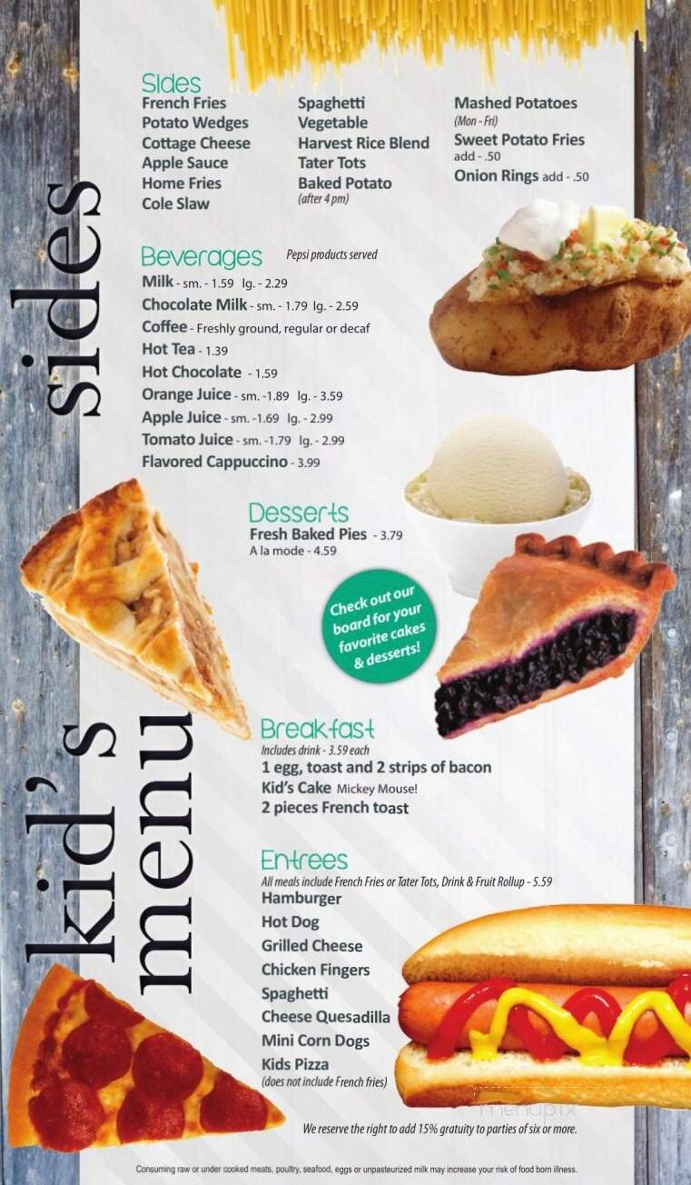 B & K Cafe - Massillon, OH menu_pic