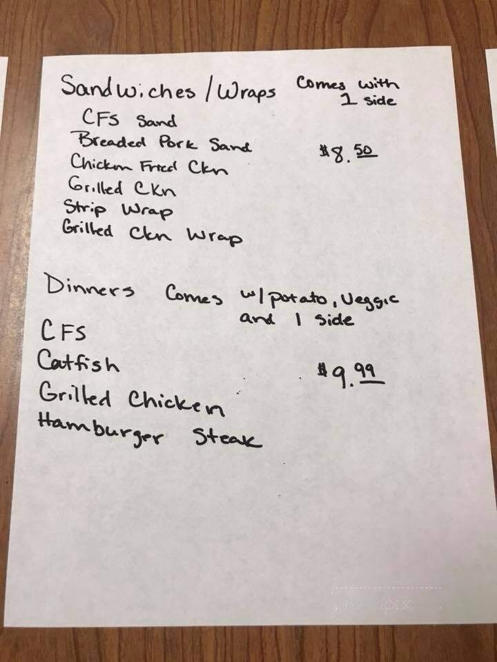 Fence Post Catering - Harper, KS menu_pic