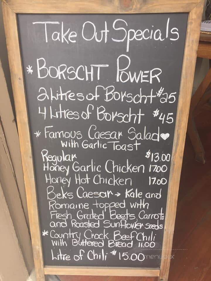 The Borscht Bowl - Grand Forks, BC menu_pic