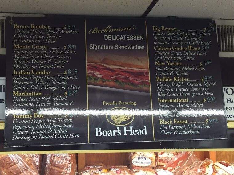 Beckmann's Delicatessen - Lynbrook, NY menu_pic