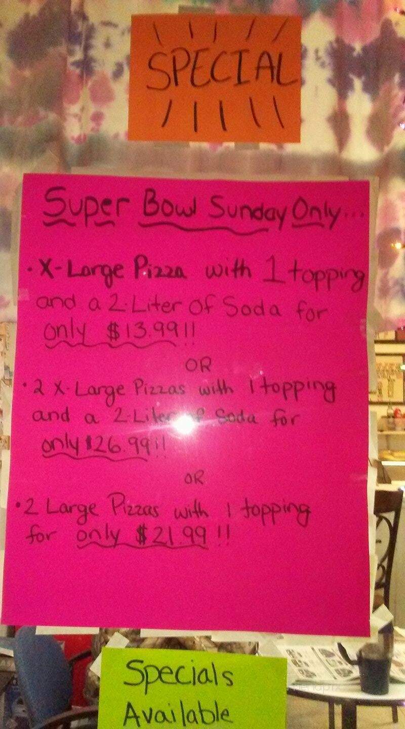Zrebny's Pizza Shop - Russellton, PA menu_pic
