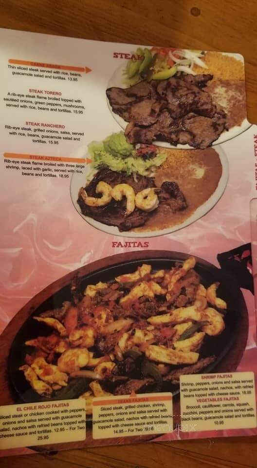 El Chile Rojo - Landrum, SC menu_pic