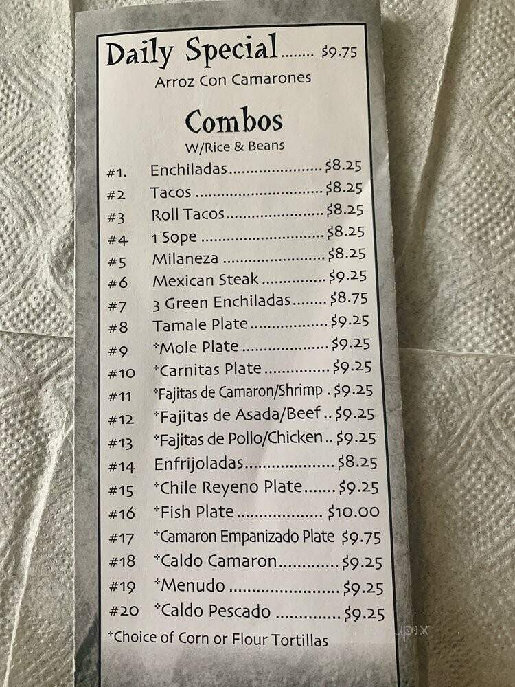 Taqueria Yungapeti - Walla Walla, WA menu_pic
