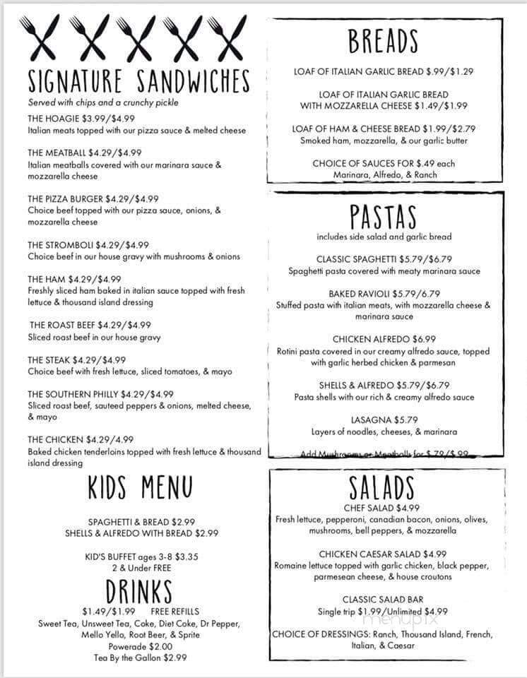 Pasquale's Pizza & Carry Out - Boaz, AL menu_pic