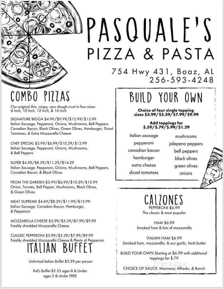 Pasquale's Pizza & Carry Out - Boaz, AL