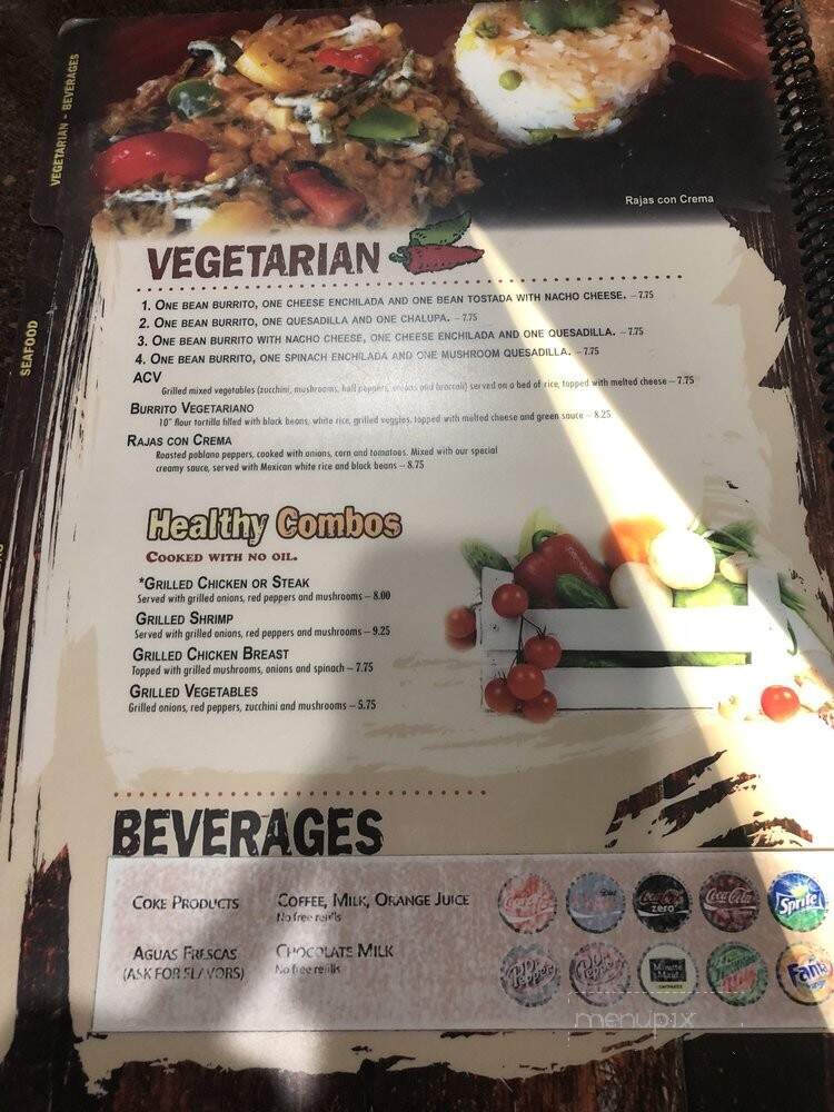 Santa Fe Mexican Grill - Kingsport, TN menu_pic