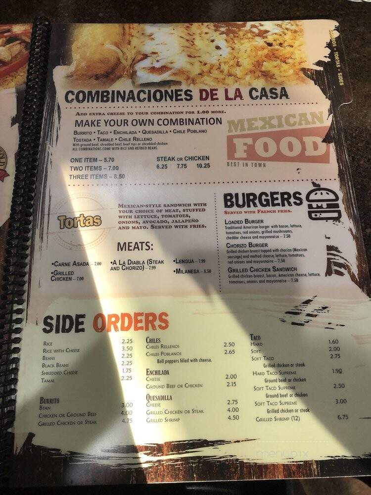 Santa Fe Mexican Grill - Kingsport, TN menu_pic
