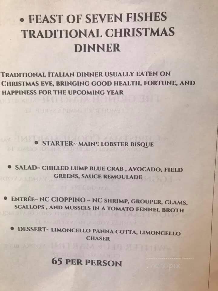 Rascals - Beech Mountain, NC menu_pic