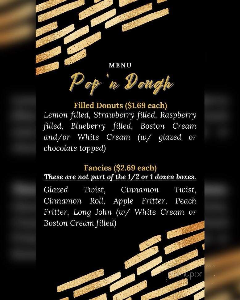 Pop 'N Dough - Lititz, PA menu_pic