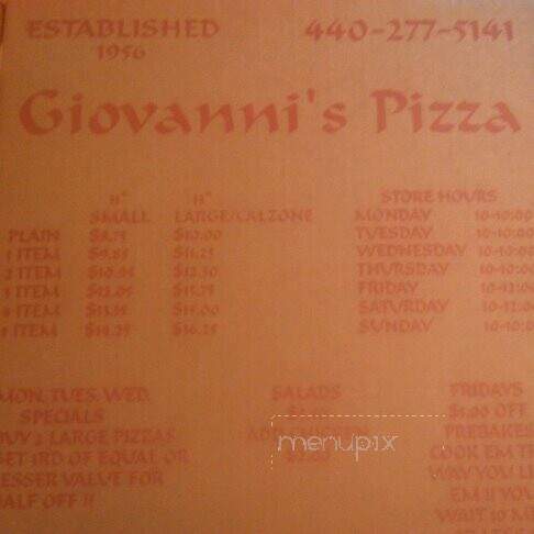 Giovanni's Pizza - Lorain, OH
