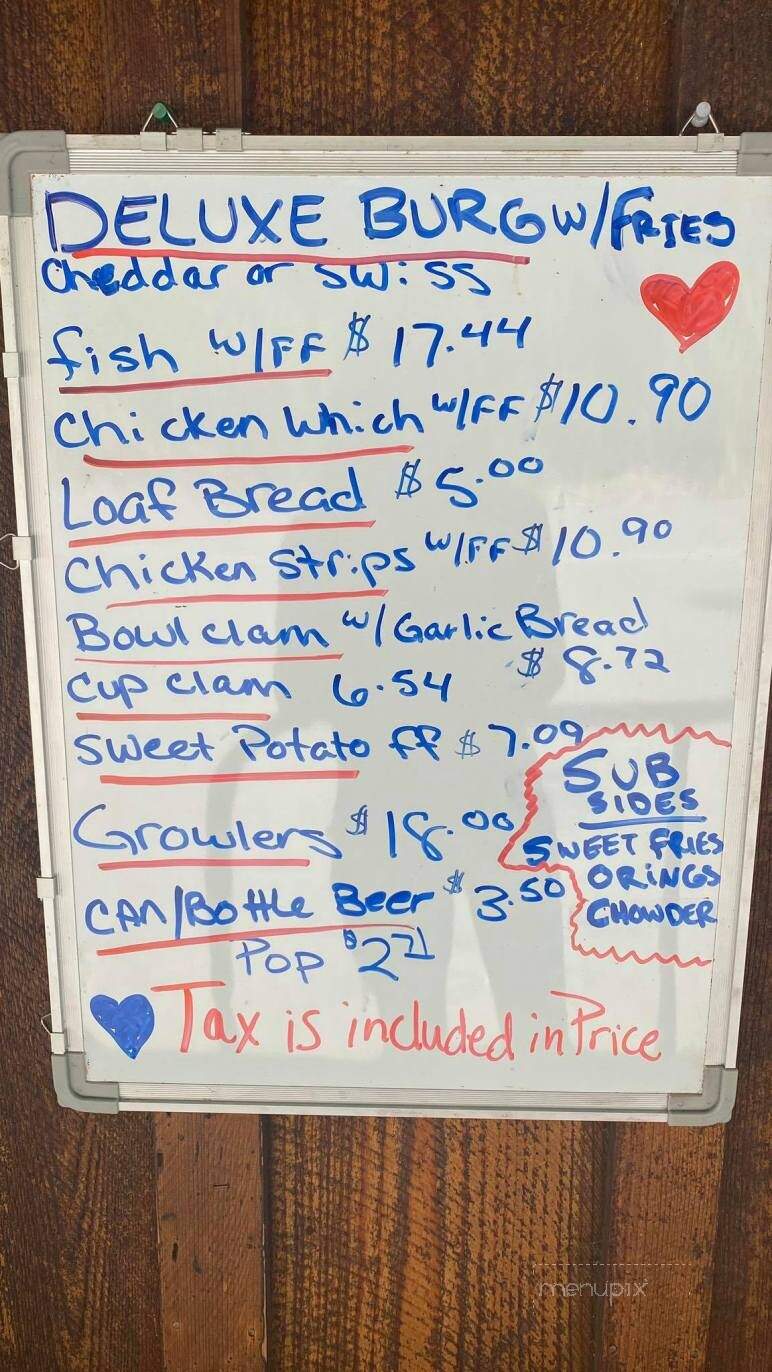 Geoduck Restaurant Lounge - Brinnon, WA menu_pic