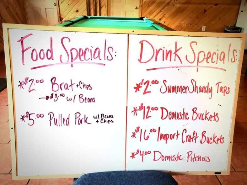 KIP & Deb's Tavern - Sharon, WI menu_pic