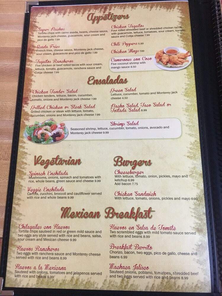 Los Costenos Restaurant - Corning, CA menu_pic