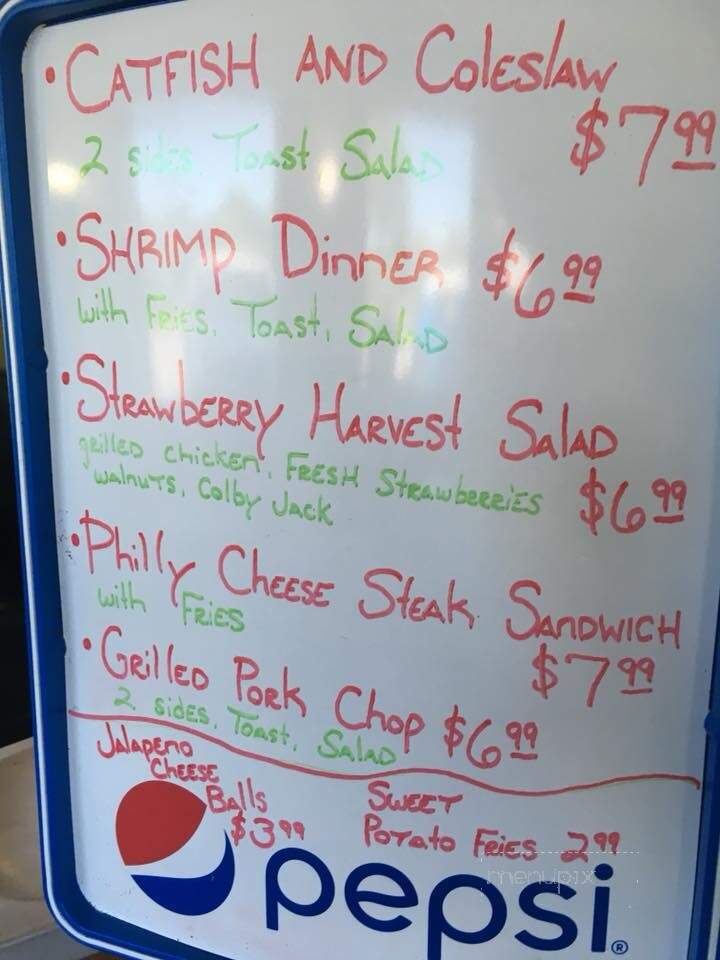 Prairie Rose Grille - Chelsea, OK menu_pic