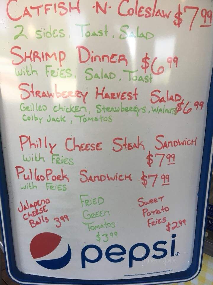 Prairie Rose Grille - Chelsea, OK menu_pic