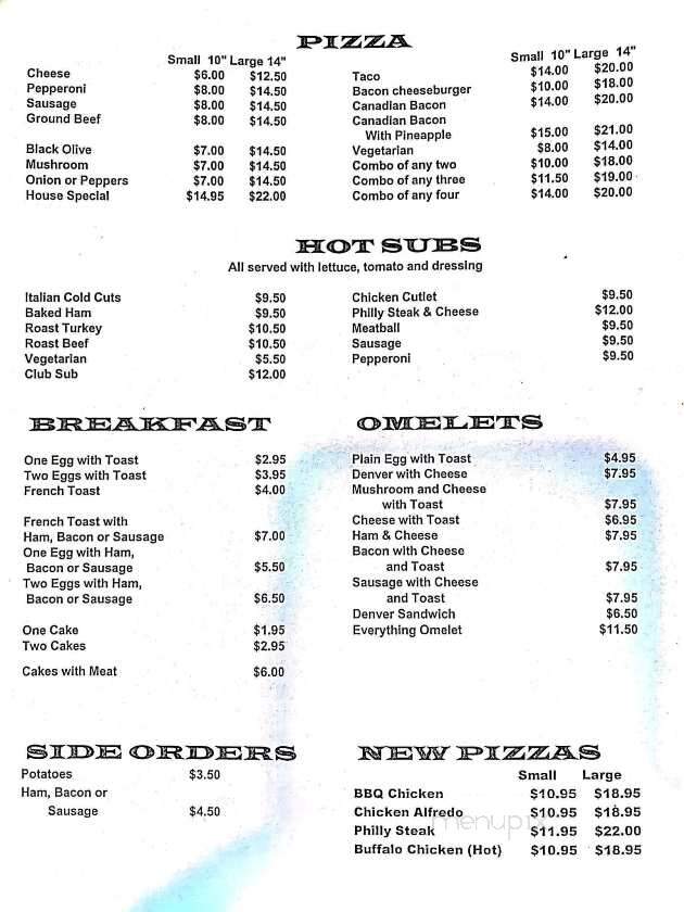 Village Cafe - Rolette, ND menu_pic