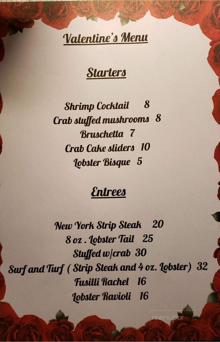 Willow Street Pub - Coplay, PA menu_pic