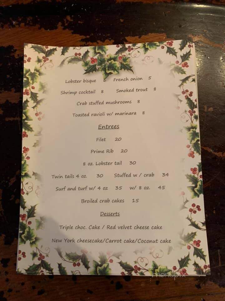 Willow Street Pub - Coplay, PA menu_pic