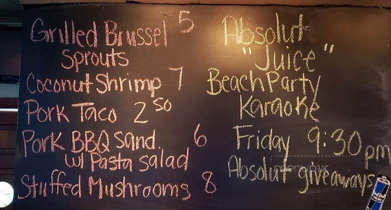 Willow Street Pub - Coplay, PA menu_pic