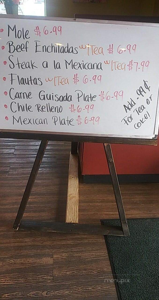 Rosita's Mexican Restaurant - Harlingen, TX menu_pic