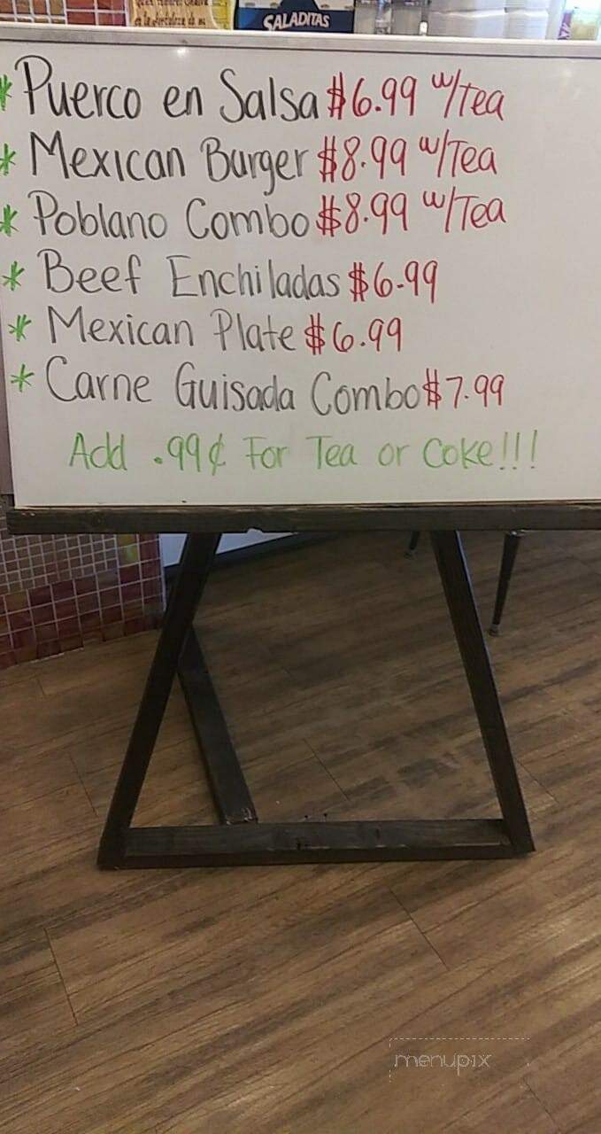 Rosita's Mexican Restaurant - Harlingen, TX menu_pic