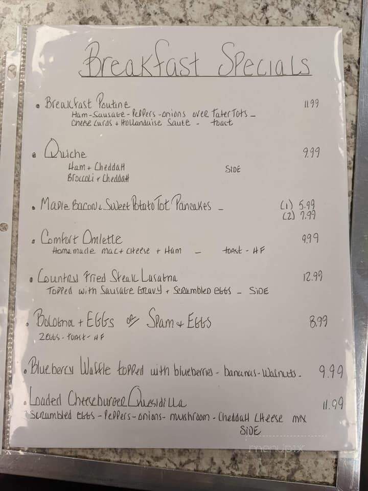 Ryan's Place - Epping, NH menu_pic