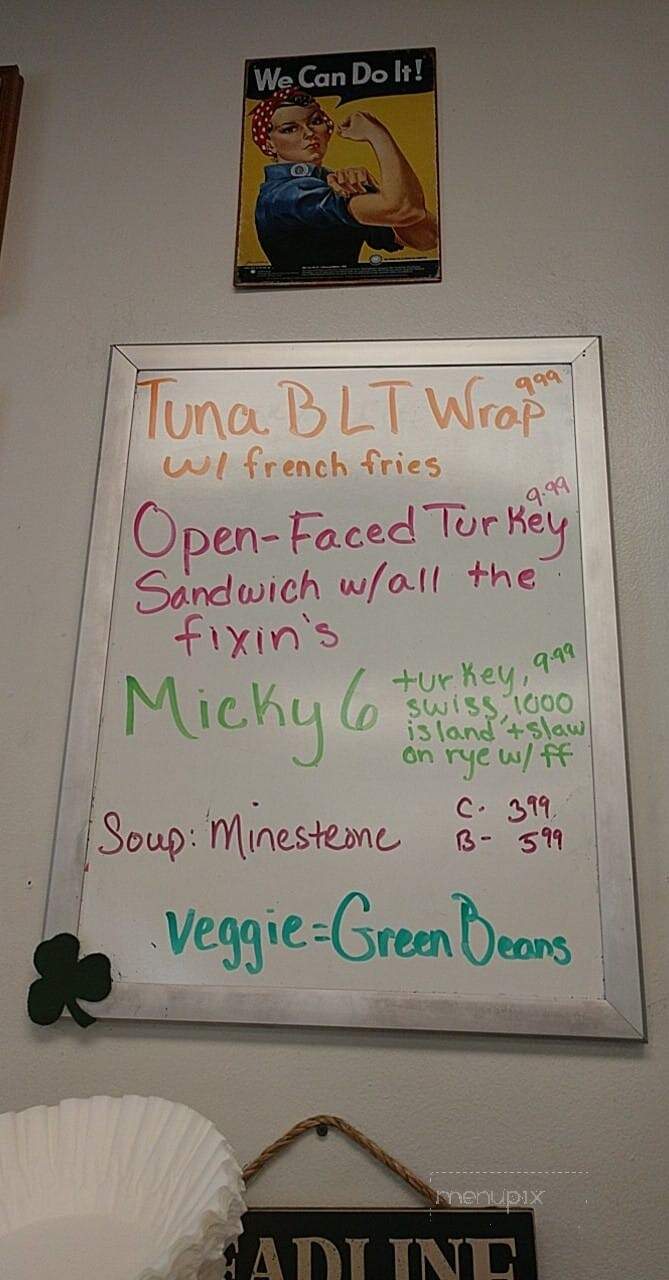Ryan's Place - Epping, NH menu_pic