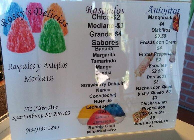 Rossy's Delicias - Spartanburg, SC