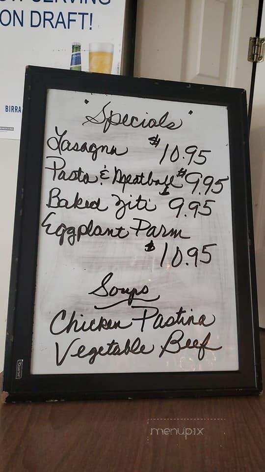 Aiello's Cafe Incorporated - Ridgway, PA menu_pic