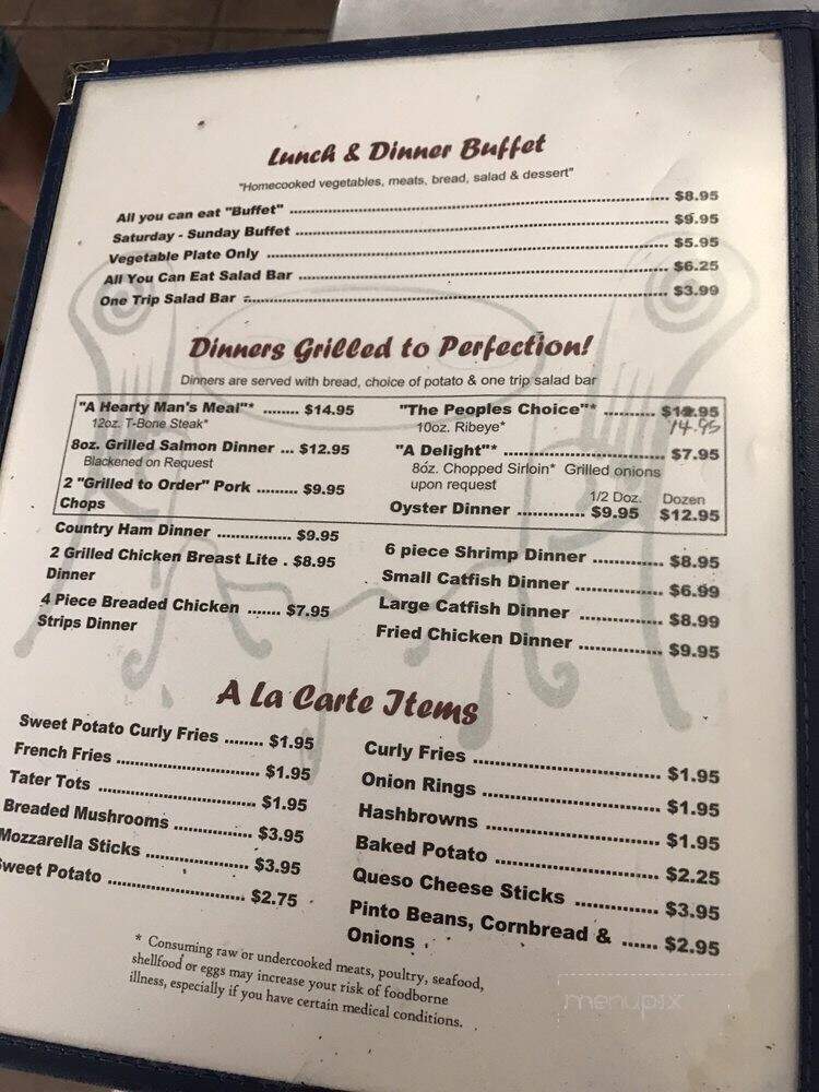 Watermill Restaurant - Cave City, KY menu_pic