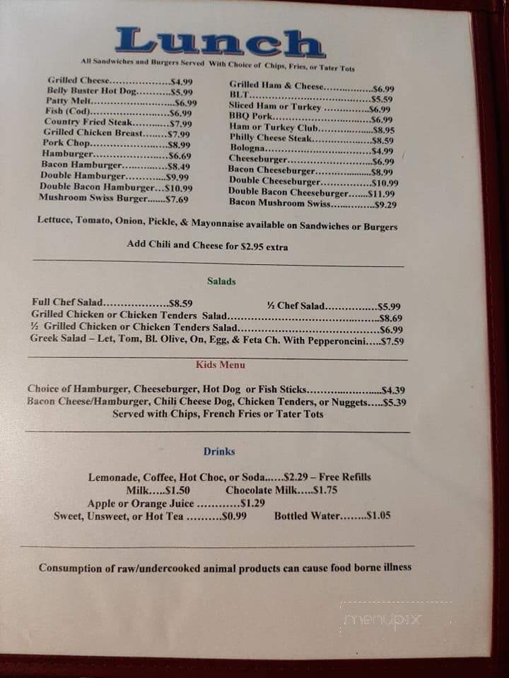 Countryside Cafe - Moore Haven, FL menu_pic