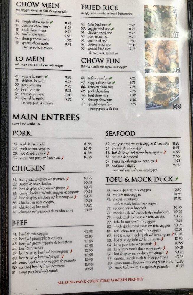 Trieu Chau Restaurant - Saint Paul, MN menu_pic