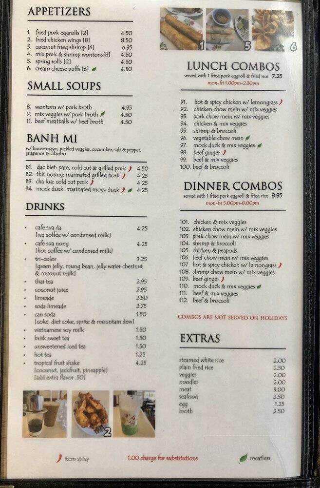 Trieu Chau Restaurant - Saint Paul, MN menu_pic