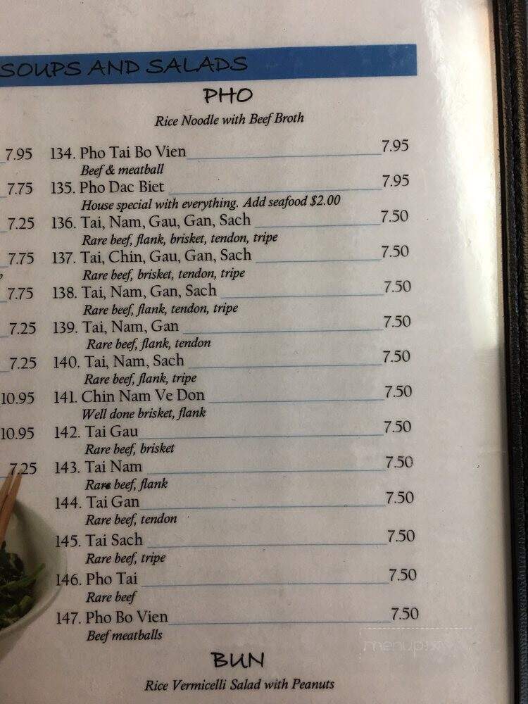 Trieu Chau Restaurant - Saint Paul, MN menu_pic