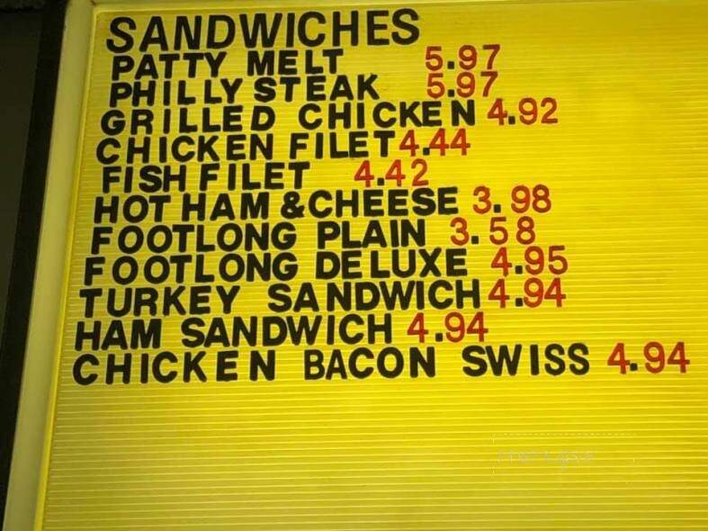 Boom's Restaurant - Parkston, SD menu_pic