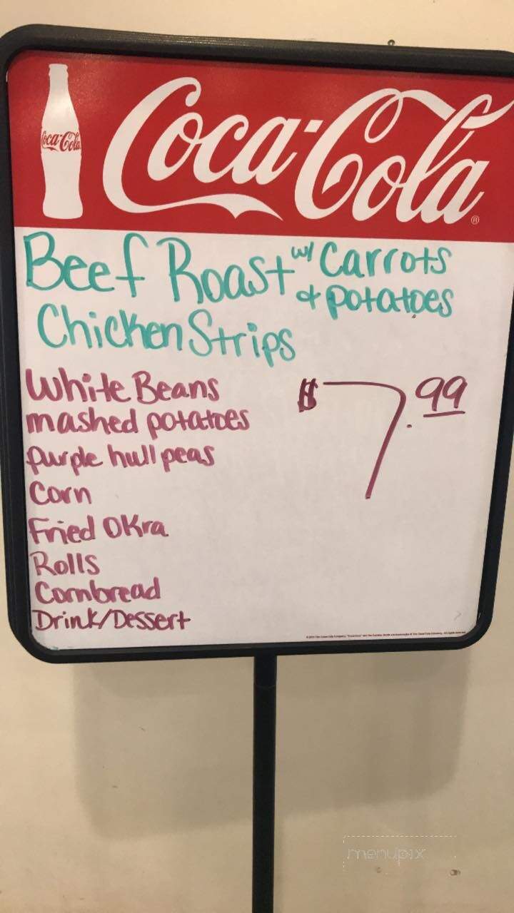 Joe Deana's Bypass Cafe - Dyer, TN menu_pic
