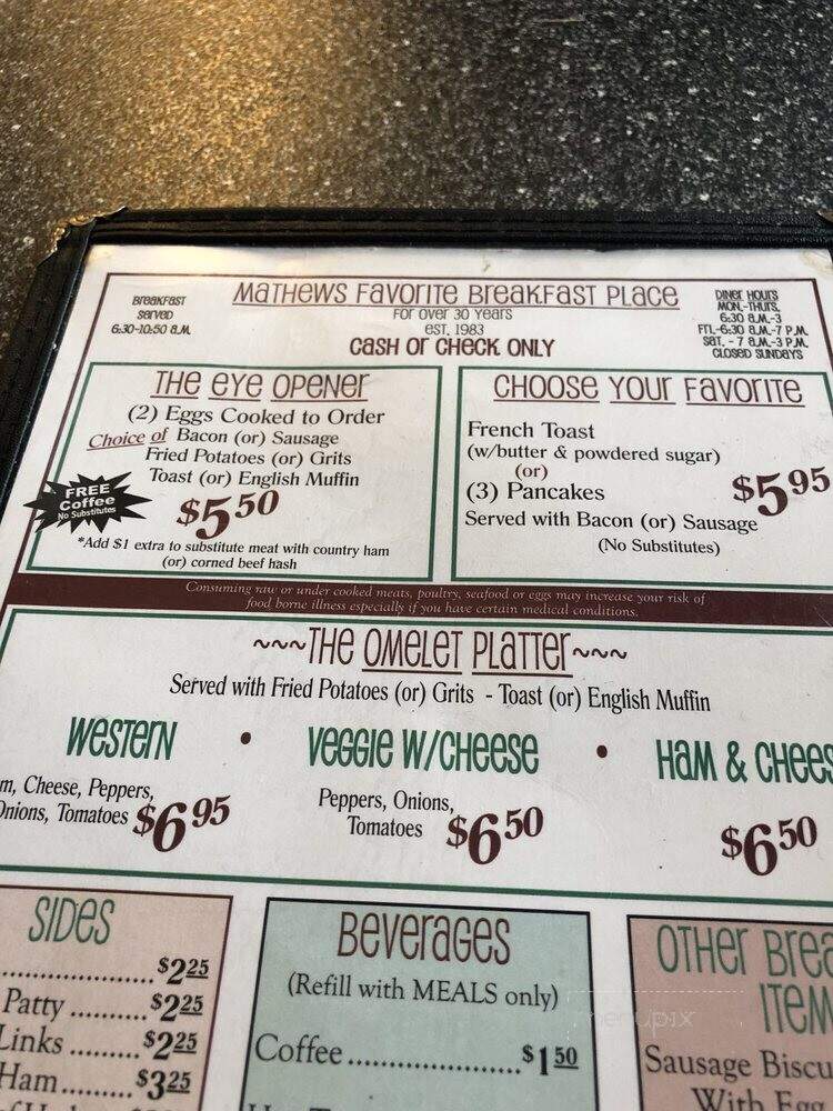 Linda's Diner - Mathews, VA