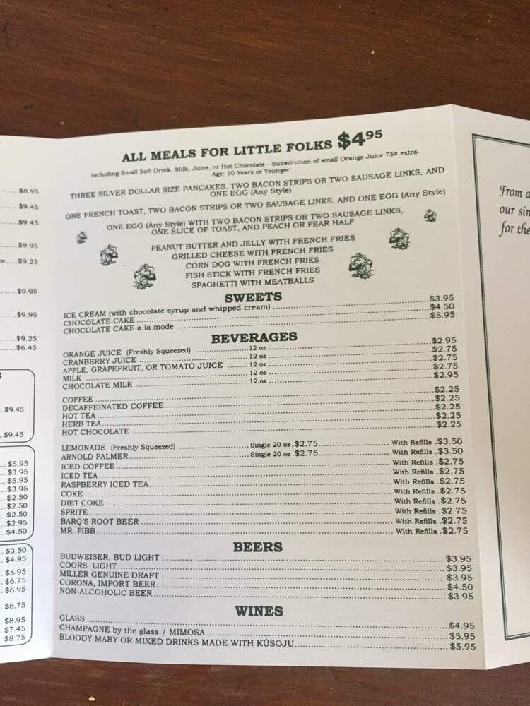 Snooty Fox - Laguna Hills, CA menu_pic