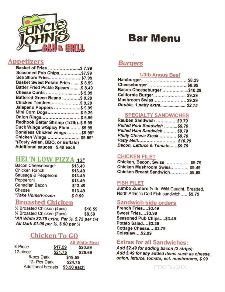 Uncle John' Bar & Grill - Rochester, MN