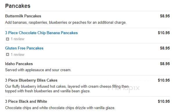 Briana's Restaurant & Pancake House - Palatine, IL menu_pic
